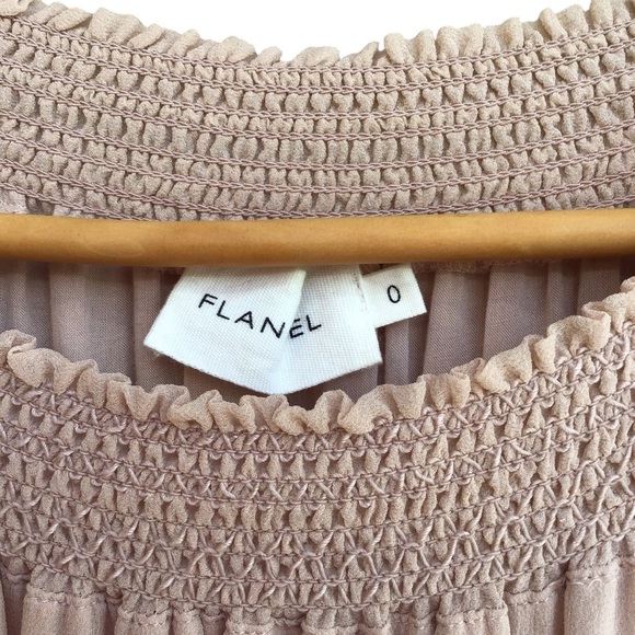 Flannel Australia Silk Montreaux Mini Dress in Blush - Picture 7 of 11